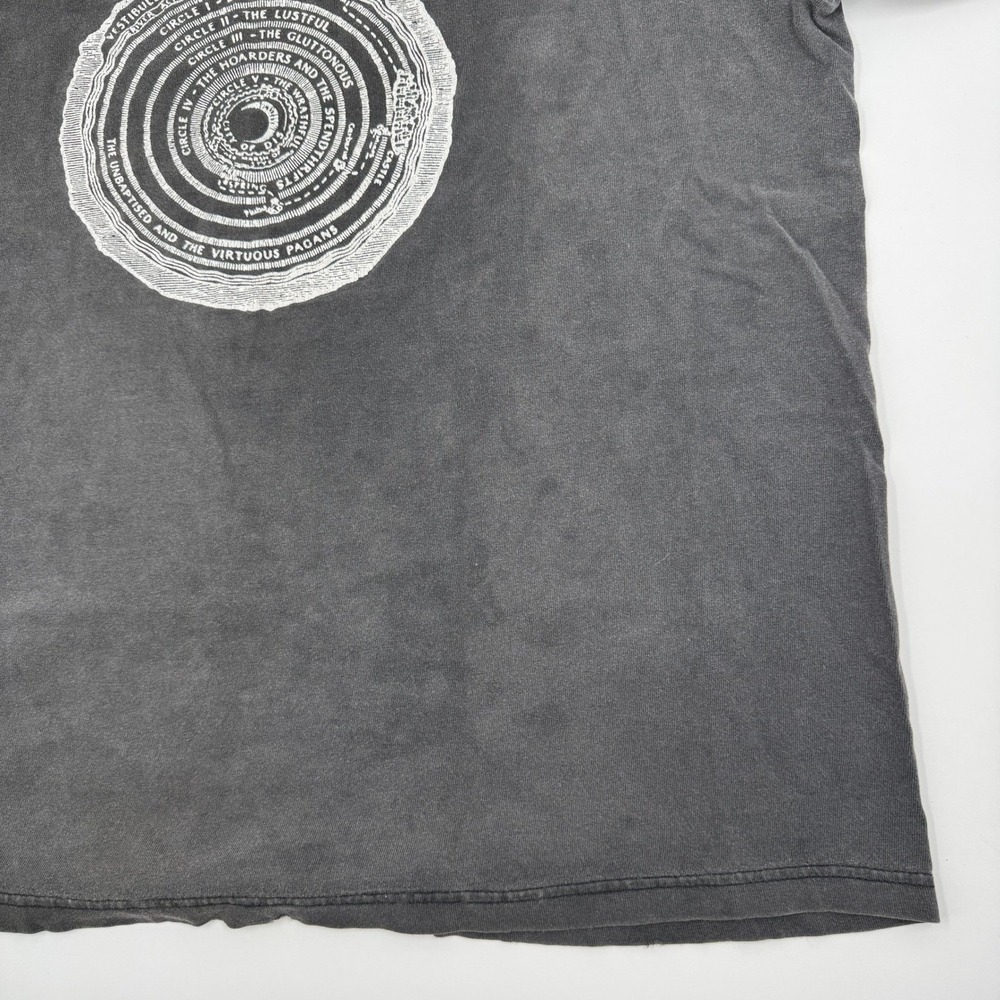 Nirvana Circles of Hell Vintage Graphic T-Shirt Faded Black Distressed XL - Picture 10 of 16